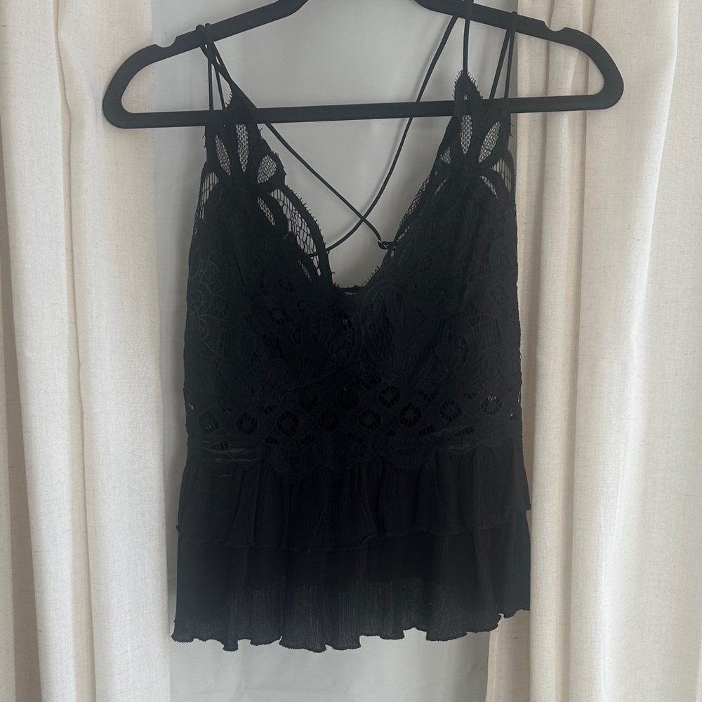 Miami Black Lace Camisole
